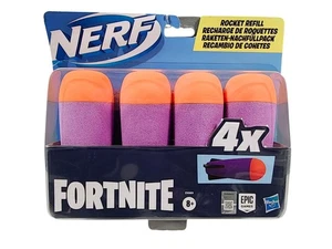 Nerf Fortnite Purple Rocket Refill confezione da 4 razzi nuovi sigillati - Foto 1 di 15