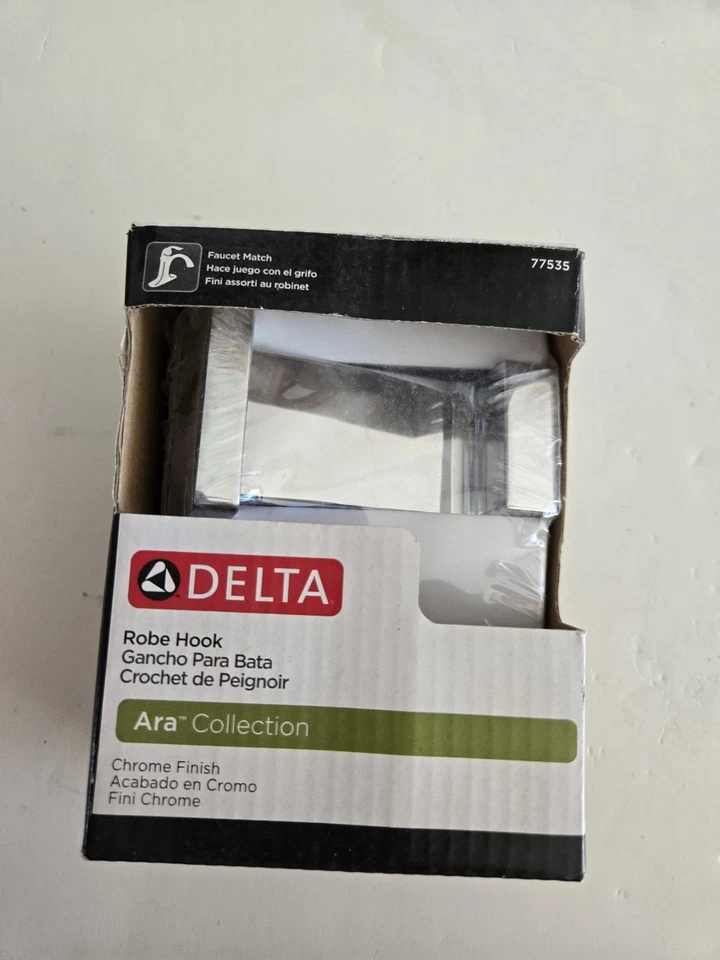 Delta 77535 Arzo Accessories Robe Hook Chrome