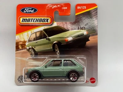 Caja de cerillas 1983 Ford Fiesta MK2 #84 copo de metal verde 2025 sellado Foto 1 de 4