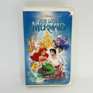 Disney The Little Mermaid Black Diamond VHS Banned Cover Movie Video Tape - Picture 1 of 10