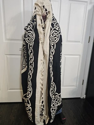 Adult Celtic Knot  Cloak With Oversized Hood - Image 1 of 3