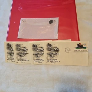 4) Sobre de sello postal de 15 centavos de Estados Unidos CONMEMORAR 1979 Juegos Olímpicos de Verano Los Ángeles - Imagen 1 de 8