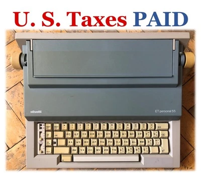 Máquina de escribir Olivetti ET Personal 55 - Funciona muy bien, fuente cirílica, portátil Foto 1 de 4