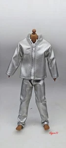 1Set Male Soldier Leather Coat Pants Suit  1/6 12" Action Figure Collectibles - Picture 1 of 17