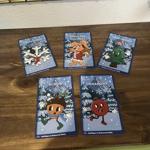 UNIVERSAL SHOWDOWN HOLIDAY QUEST - BACKLOT KARTEN - 5 KARTEN - Bild 1 von 2