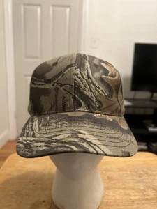 Vintage Realtree Camo Hat Cap Snapback Hunting Advantage Made In USA 80s 90s - Picture 1 of 9