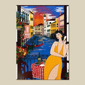 Puzzle 500 Teile Begegnung am Canal Grande Art von Marla Cruz - Bild 1 von 2