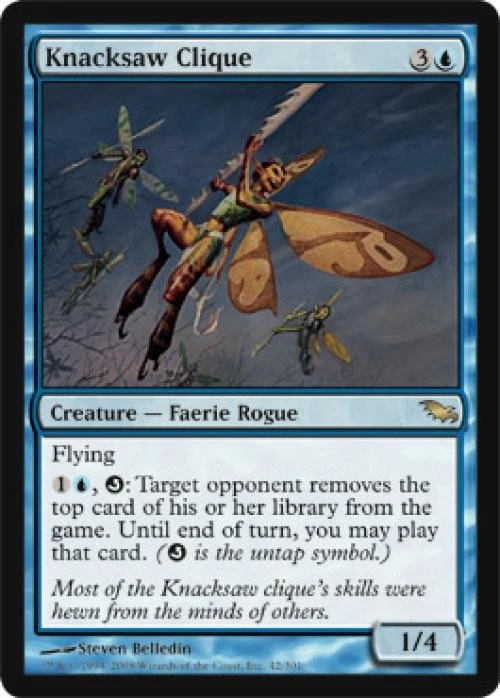 MTG English Knacksaw Clique NM Foil Shadowmoor - Image 1 of 1