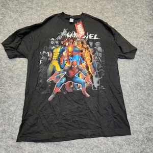 Vintage - Y2K Marvel Shirt Mens X-Large XL - Black Mad Engine Spiderman NWT - Picture 1 of 6