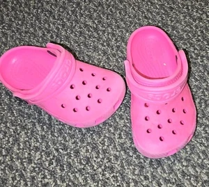 Crocs Toddler Girls Size 6 C Pink  Sandals - Picture 1 of 6