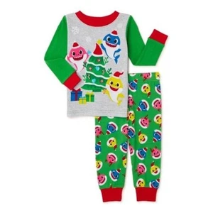 Baby Hai Baby Größe 18 Monate Urlaub/Weihnachten Nachtwäsche Set NEU - Bild 1 von 3