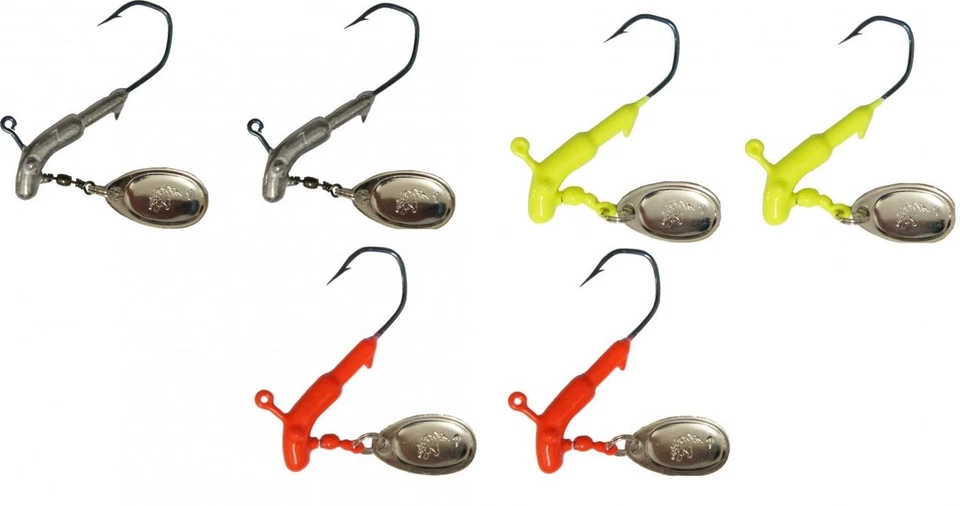 Mosella Jighaken 7g 3/0 mit Spinnerblatt - Jigköpfe für Gummifische - Bild 1 von 1