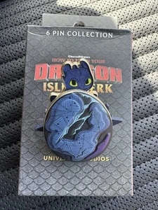 Epic Universe How to Train Your Dragon Isle of Berk Mystery Pin Night Fury Chase - Picture 1 of 5