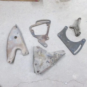 73 74 75 76 77 78 79 80 CHEVY GMC C10 C20 AIR COMPRESSOR MOUNTING BRACKETS SET - Picture 1 of 5