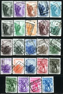 Sellos Bélgica, Scott # Q267-Q290 usados, juego completo - Imagen 1 de 1