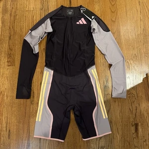 Men's Adidas Pro Elite Team Promo LS Speedsuit 2024 Purple IN1130 Size Med - Picture 1 of 8