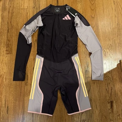 Men's Adidas Pro Elite Team Promo LS Speedsuit 2024 Purple IN1130 Size Med - Image 1 of 4