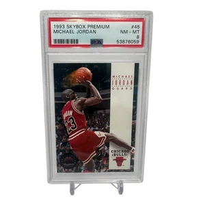 1993 Michael Jordan Skybox Premium#45 PSA 8 Card NBA Chicago Bulls - Picture 1 of 2