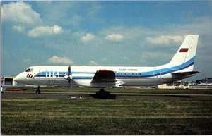 Vintage Aeroflot Ilyushin IL-114 Airplane Postcard - Picture 1 of 2