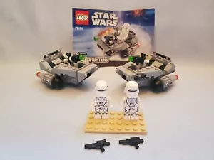 LEGO Star Wars #75126 First Order Snowspeeder Microfighter - 2 ships, 2 figures - Picture 1 of 6