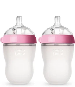 Comotomo Baby Bottle, Pink, 8 fl oz/ 250 ml (2 Packs) - Picture 1 of 5
