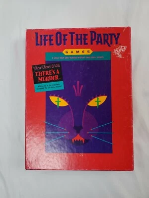 NUEVO Life of the Party 1987 MB Murder Mystery juego NUEVO caja abierta Foto 1 de 4