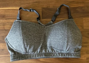 Playtex Nursing RacerBack Sports Comfort Flex Bra Wirefree Medium Gray - Picture 1 of 4