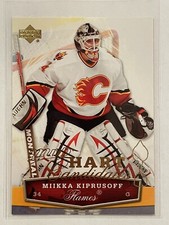 2007-08 Upper Deck MVP Miikka Kiprusoff Hart Candidates￼ #HC6 Hockey Flames