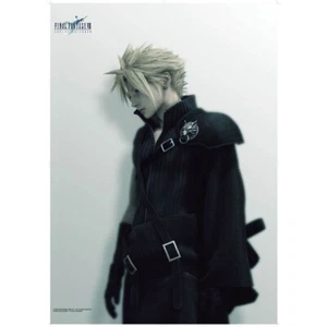 Square Enix Final Fantasy Advent Children Rebirth Cloud Strife Wall Scroll TUBED - Picture 1 of 2