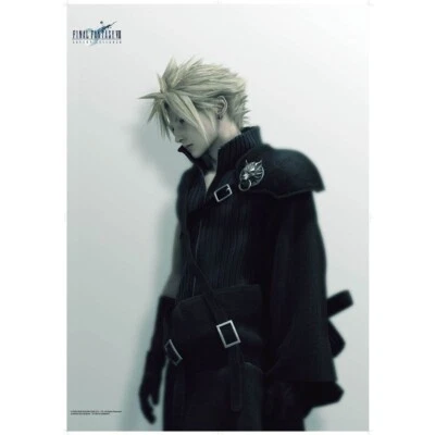 Square Enix Final Fantasy Advent Children Rebirth Cloud Strife Wall Scroll TUBED - Image 1 of 2