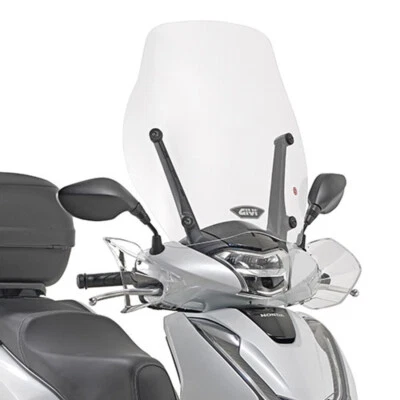 GIVI D1155ST PARABREZZA PER ATTACCHI ORIGINALI HONDA SH 125/150 ie 2017-2019 - Immagine 1 di 3
