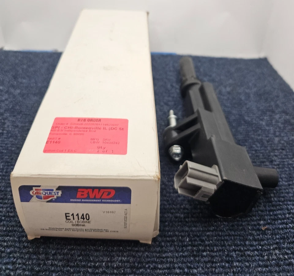 Bobina de ignição Carquest BWD E1140 compatível com Jeep Liberty Ram 1500 Dodge Nitro 2012 - Imagem 1 de 4