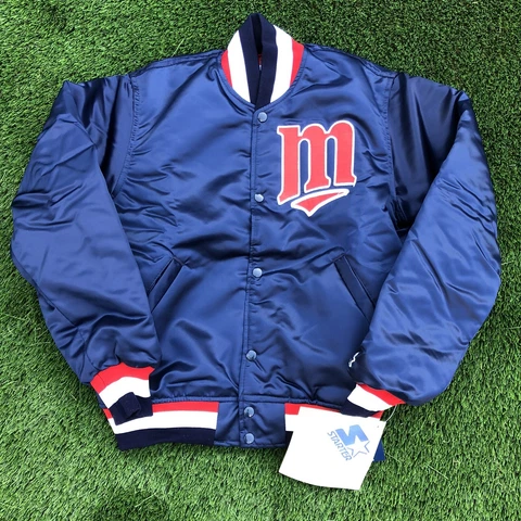 NWT Vintage Starter Minnesota Twins 80’s Satin Jacket Small Cover