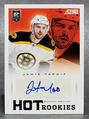 2013-14 Panini Score Hot Rookies Autographs #613 Jamie Tardif - Image 1 of 2