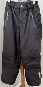 Sz 10 MONSTER Youth Black SKI PANTS Advance W'proof Snow Reinforced Durable boy - Picture 1 of 15
