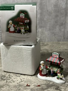 Mrs Claus Cookies and Milk 56861 North Pole Department Dept 56 Christmas Village - Picture 1 of 7