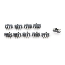 10pcs MSS-22D18 DPDT Interruttore DIP mini a slitta verticale con pin a 6 pin