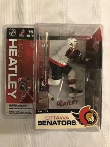 Dany Heatley Series 13 Variant Chase Away White Jersey NHL McFarlane Figure. NIB Cover