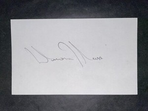 1977 BRAVES: Duane Theiss, SIGNED 3x5 (JS)