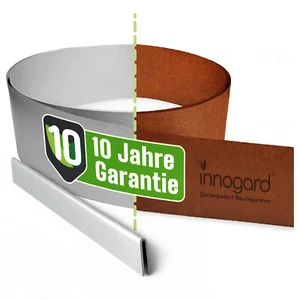 Rasenkante Cortenstahl 15 20 25 cm | Beeteinfassung Metall innogard Mähkante - Bild 1 von 40