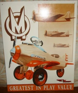 "LETRERO METÁLICO DE AVIÓN MURRAY MAYOR VALOR DE JUEGO 16""X12""" - Imagen 1 de 4