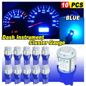 Dash Cluster Gauge Blue LED LIGHT BULB UPGRADE KIT Fits 97-2006 Jeep Wrangler TJ - Foto 1 di 7