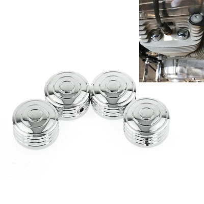 4pcs étincelle Bouchon Couvrir Couvercle pour Harley Twin Cam Sportster XL1200 - Photo 1/4