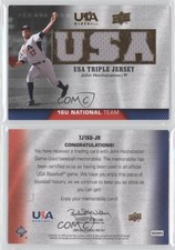 2009 USA Baseball Box Set Triple Jersey 16U National Team John Hochstatter