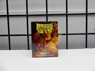 100 ct Dragon Shield Matte Dual Sleeves Deck Protector PEACH - Image 1 of 2