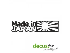 MADE IN JAPAN RISINGSUN L 1400 13x3 cm // Sticker JDM Aufkleber Frontscheibe - Picture 1 of 2