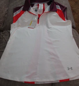 Camisa mediana para mujer Under Armour equipo térmico de golf ropa deportiva - Imagen 1 de 10