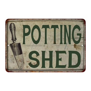 Potting Shed Garden Sign Vintage Look Chic Farm Decor She Shed 108120020045 - Picture 1 of 8