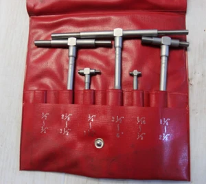 Mitutoyo 155-903 5 Piece Telescoping Gage Set 5/16 to 6" Tool Gauge MISSING 1/2" - Bild 1 von 3
