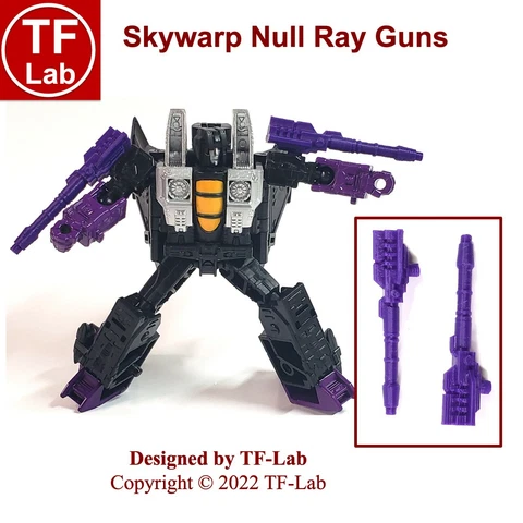 Null Ray Gun Weapon Purple Upgrade Kit for Legacy Core Class Skywarp Transformer Cover